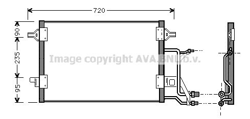 AVA QUALITY COOLING Конденсатор, кондиционер AI5176